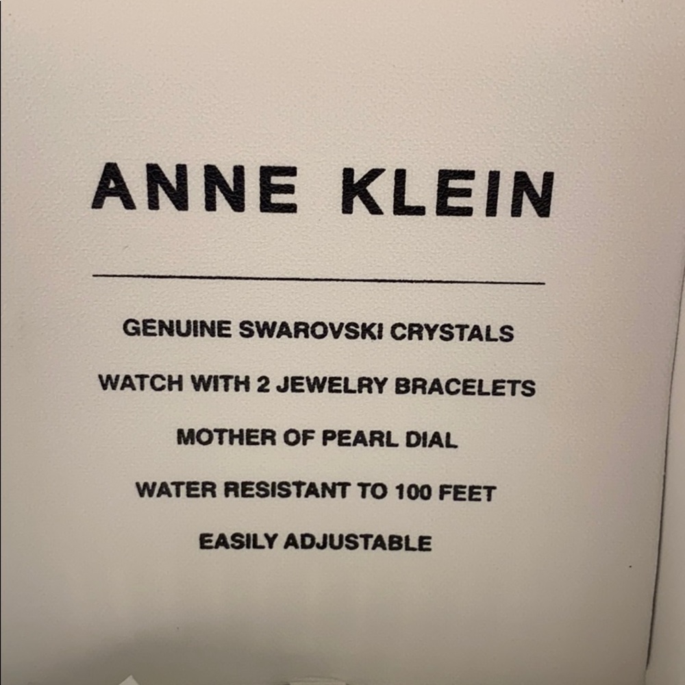 Anne Klein watch and 2 jewelry bracelet set - Picture 4 of 6
